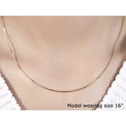 Bids.com 14k Yellow Gold Octagonal Shiny Snake Chain 0.8mm Necklaces Tan 16 / Yellow Gold,18 / Yellow Gold,20 / Yellow Gold,24 / Yellow Gold,One / Yellow Gold