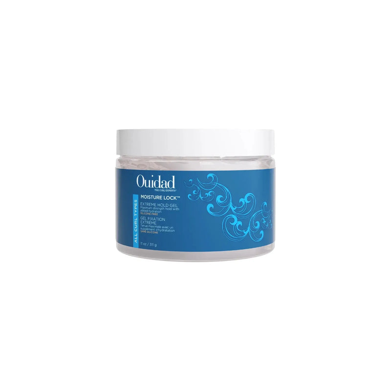 Ouidad Ouidad Moisture Lock All Curl Types Extreme Hold Gel 11oz Hair Gel Steel Blue
