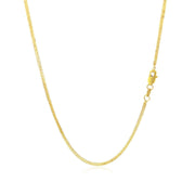 Bids.com 14k Yellow Gold Foxtail 1.0mm Chain Necklaces White Smoke 16 / Yellow Gold,18 / Yellow Gold,20 / Yellow Gold