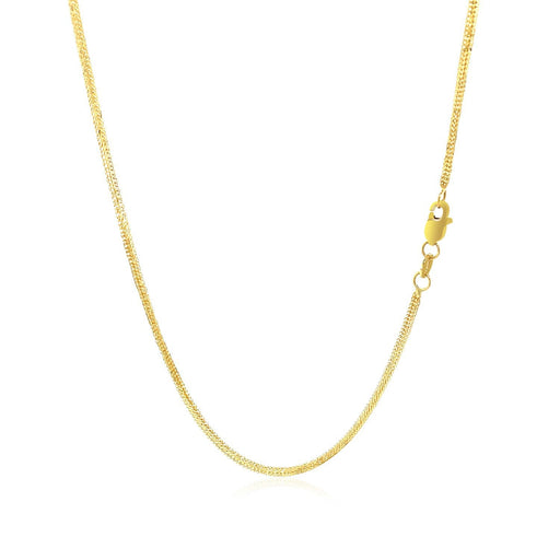 Bids.com 14k Yellow Gold Foxtail 1.0mm Chain Necklaces White Smoke 16 / Yellow Gold,18 / Yellow Gold,20 / Yellow Gold