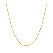 Bids.com 14k Yellow Gold Diamond Cut Cable Link Chain 1.1mm Necklaces White Smoke 13 / Yellow Gold,16 / Yellow Gold,17 / Yellow Gold,18 / Yellow Gold,20 / Yellow Gold,24 / Yellow Gold,One / Yellow Gold