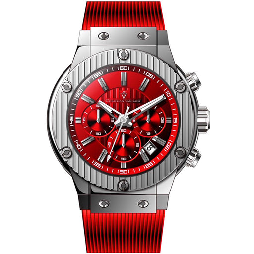 Bids.com Christian Van Sant Men's Monarchy Watches White Smoke
