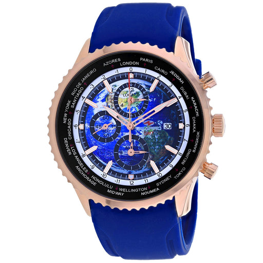 Bids.com Seapro Men's Meridian World Timer GMT Watches White Smoke