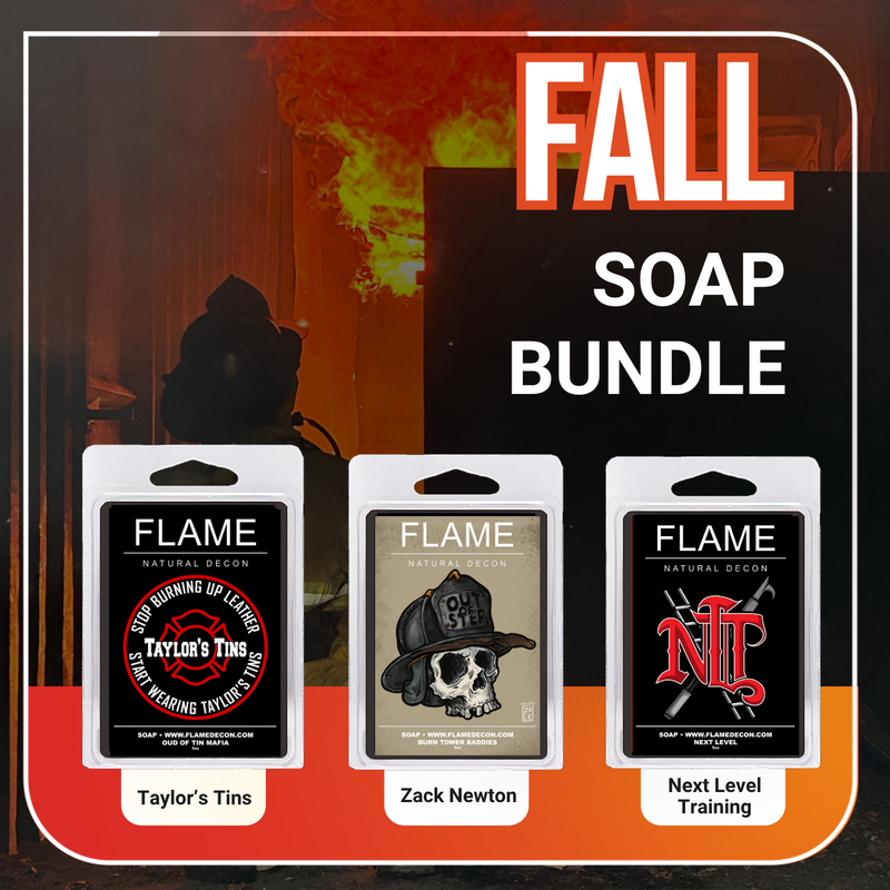 FLAME Natural Decon Seasonal Decon Soap Bundle Black Seasonal Scents