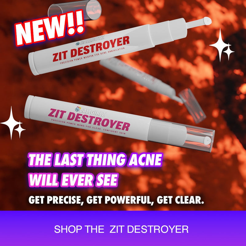 BALLBOYZ Ballgirlz Zit Destroyer Acne Pen Dark Red