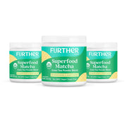 Further Food Superfood Matcha Superfood Blends Medium Sea Green 3 Pack