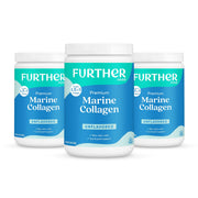 Further Food Unflavored Marine Collagen Powder Collagen White Smoke 3 Pack