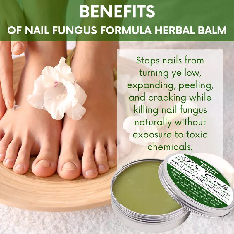 COLEHERBALS LLC 12 - Dr. Cole's Nail Fungus Balm Herbal Lavender