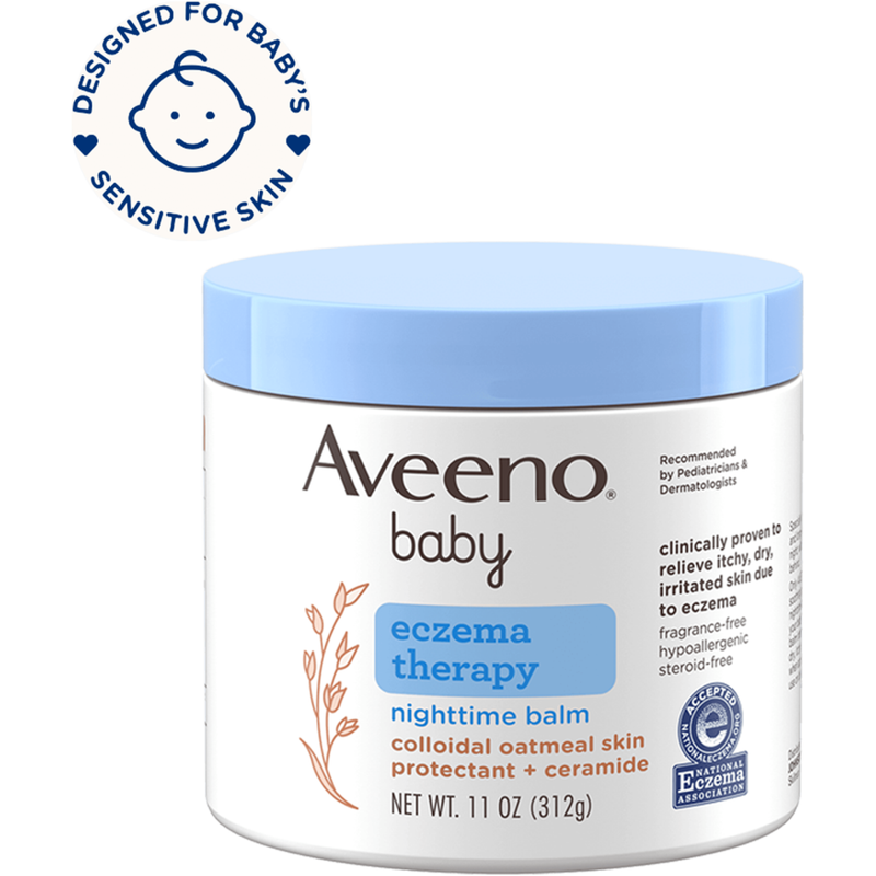 Aveeno Aveeno Baby Eczema Therapy Nighttime Balm Colloidal Oatmeal 11 Oz Baby Skin Care Lavender