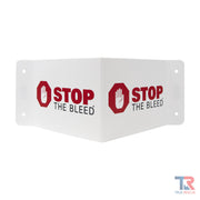 True Rescue Transforming STB Wall Sign Bleeding Control Sign Light Gray