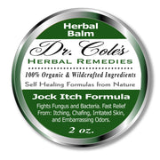 COLEHERBALS LLC 10 - Dr. Cole's Organic Jock Itch Ointment Herbal Light Gray