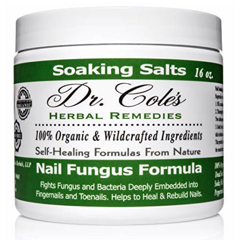 COLEHERBALS LLC 13 - Dr. Cole's Organic Nail Fungus Salts Formula Herbal Dark Slate Gray