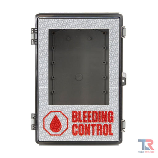 True Rescue Individual Bleeding Control Cabinet Cabinet White Smoke Non-Alarmed,Alarmed