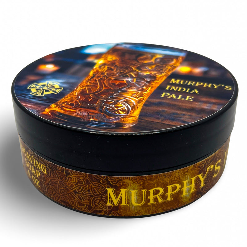 Murphy and McNeil Murphy's India Pale Shaving Soap - by Murphy and McNeil Shaving Soap Dark Slate Gray 4.0oz Jar (SLAINTE),Shaving Soap Sample (KODIAK) 0.5oz,4.0 Jar (AON)