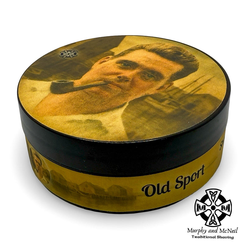 Murphy and McNeil Old Sport Shaving Soap - by Murphy and McNeil Shaving Soap White Smoke 4.0oz Jar,Shaving Soap Sample 0.5oz