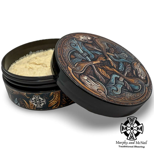 Murphy and McNeil Cat Sidhe Shaving Soap - by Murphy and McNeil Shaving Soap White Smoke 4.0oz Jar,Shaving Soap Sample 0.5oz