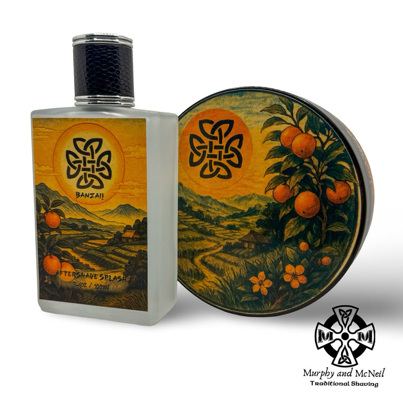 Murphy and McNeil Banzai! Shaving Soap (FROST or SOL Edition) - by Murphy and McNeil Shaving Soap White Smoke 4.0oz Jar - SOL Edition - No Cooling,Shaving Soap Sample - 0.5oz - SOL,4.0oz Jar - FROST Edition - Cooling,Shaving Soap Sample 0.5oz - FROST