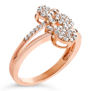 Bids.com 14K Rose Gold Plated .925 Sterling Silver 1/2 Cttw Diamond Scatter Composite Bypass Ring (I-J Color, I1-I2 Clarity) - Size 7 Rings White Smoke 7 / Yellow.Sterling Silver,6 / Yellow.Sterling Silver,8 / Yellow.Sterling Silver,9 / Yellow.Sterling Silver,7 / White.Sterling Silver,6 / White.Sterling Silver,8 / White.Sterling Silver,9 / White.Sterling Silver,5 / Rose.Sterling Silver,10 / Rose.Sterling
