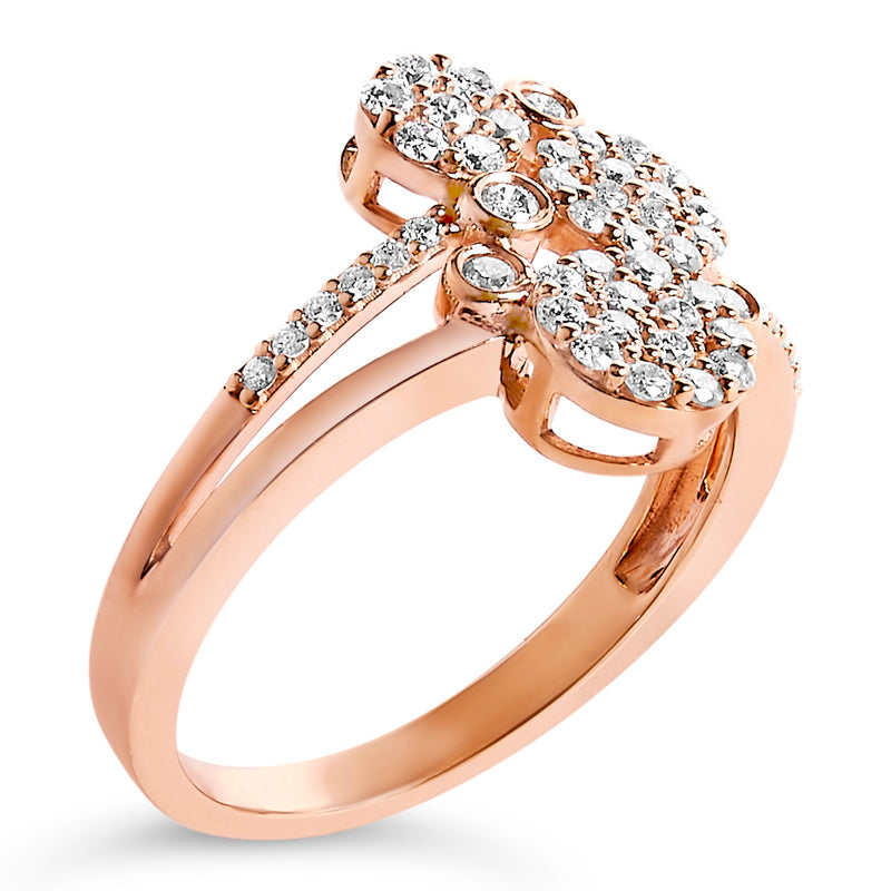 Bids.com 14K Rose Gold Plated .925 Sterling Silver 1/2 Cttw Diamond Scatter Composite Bypass Ring (I-J Color, I1-I2 Clarity) - Size 7 Rings White Smoke 7 / Yellow.Sterling Silver,6 / Yellow.Sterling Silver,8 / Yellow.Sterling Silver,9 / Yellow.Sterling Silver,7 / White.Sterling Silver,6 / White.Sterling Silver,8 / White.Sterling Silver,9 / White.Sterling Silver,5 / Rose.Sterling Silver,10 / Rose.Sterling
