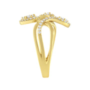 Bids.com 10K Yellow Gold 1/2 Cttw Round-Cut Diamond Layered Crossover Triple Leaf Bypass Ring (I-J Color, I1-I2 Clarity) - Size 7 Rings White Smoke 9 / Yellow.Gold,8 / Yellow.Gold,6 / Yellow.Gold,7 / Yellow.Gold,5 / Yellow.Gold,10 / Yellow.Gold