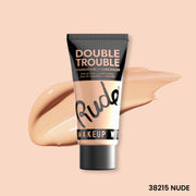 Rude Cosmetics Double Trouble Foundation and Concealer Foundation Peach Puff Nude 10