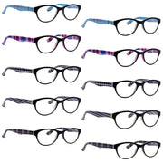 eyekeeper.com 10 Pack Cat-eye Patterned Design Reading Glasses R074S Eyeglasses White Smoke 10 Pairs Mix / +0.50,10 Pairs Mix / +0.75,10 Pairs Mix / +1.00,10 Pairs Mix / +1.25,10 Pairs Mix / +1.50,10 Pairs Mix / +1.75,10 Pairs Mix / +2.00,10 Pairs Mix / +2.25,10 Pairs Mix / +2.50,10 Pairs Mix / +2.75,10 Pairs Mix / +3.00,10 Pairs Mix / +3.50,10
