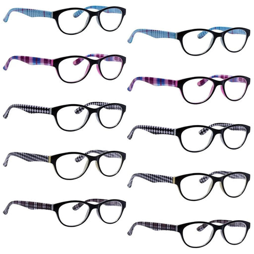 eyekeeper.com 10 Pack Cat-eye Patterned Design Reading Glasses R074S Eyeglasses White Smoke 10 Pairs Mix / +0.50,10 Pairs Mix / +0.75,10 Pairs Mix / +1.00,10 Pairs Mix / +1.25,10 Pairs Mix / +1.50,10 Pairs Mix / +1.75,10 Pairs Mix / +2.00,10 Pairs Mix / +2.25,10 Pairs Mix / +2.50,10 Pairs Mix / +2.75,10 Pairs Mix / +3.00,10 Pairs Mix / +3.50,10
