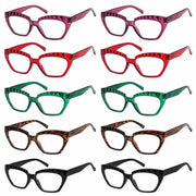 eyekeeper.com 10 Pack Cat-eye Stylish Reading Glasses with Spring Hinges R2133 Eyeglasses White Smoke 10 Pairs Mix / +0.50,10 Pairs Mix / +0.75,10 Pairs Mix / +1.00,10 Pairs Mix / +1.25,10 Pairs Mix / +1.50,10 Pairs Mix / +1.75,10 Pairs Mix / +2.00,10 Pairs Mix / +2.25,10 Pairs Mix / +2.50,10 Pairs Mix / +2.75,10 Pairs Mix / +3.00,10 Pairs Mix / +3.25,10