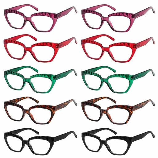 eyekeeper.com 10 Pack Cat-eye Stylish Reading Glasses with Spring Hinges R2133 Eyeglasses White Smoke 10 Pairs Mix / +0.50,10 Pairs Mix / +0.75,10 Pairs Mix / +1.00,10 Pairs Mix / +1.25,10 Pairs Mix / +1.50,10 Pairs Mix / +1.75,10 Pairs Mix / +2.00,10 Pairs Mix / +2.25,10 Pairs Mix / +2.50,10 Pairs Mix / +2.75,10 Pairs Mix / +3.00,10 Pairs Mix / +3.25,10