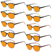 eyekeeper.com 10 Pack Orange Lens Cat Eye Blue Light Blocking Reading Glasses DS9111 Eyeglasses Dark Slate Gray 10 Pairs Mix / without magnification,10 Pairs Mix / +0.50,10 Pairs Mix / +0.75,10 Pairs Mix / +1.00,10 Pairs Mix / +1.25,10 Pairs Mix / +1.50,10 Pairs Mix / +1.75,10 Pairs Mix / +2.00,10 Pairs Mix / +2.50,10 Pairs Mix / +3.00