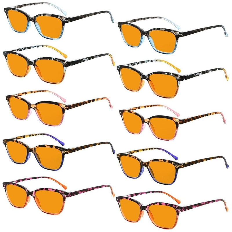 eyekeeper.com 10 Pack Orange Lens Cat Eye Blue Light Blocking Reading Glasses DS9111 Eyeglasses Dark Slate Gray 10 Pairs Mix / without magnification,10 Pairs Mix / +0.50,10 Pairs Mix / +0.75,10 Pairs Mix / +1.00,10 Pairs Mix / +1.25,10 Pairs Mix / +1.50,10 Pairs Mix / +1.75,10 Pairs Mix / +2.00,10 Pairs Mix / +2.50,10 Pairs Mix / +3.00