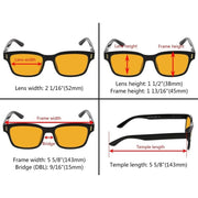 eyekeeper.com 10 Pack Orange Tinted Stylish Blue Light Blocking Reading Glasses DSRT1802 Eyeglasses White Smoke 10 Pairs Mix / +0.50,10 Pairs Mix / +0.75,10 Pairs Mix / +1.00,10 Pairs Mix / +1.25,10 Pairs Mix / +1.50,10 Pairs Mix / +1.75,10 Pairs Mix / +2.00,10 Pairs Mix / +2.50