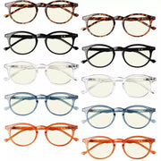 eyekeeper.com 10 Pack Oval Round Blue Light Blocking Readers Computer Eyeglasses UVR071 Eyeglasses White Smoke 10 Pairs Mix / +0.50,10 Pairs Mix / +0.75,10 Pairs Mix / +1.00,10 Pairs Mix / +1.25,10 Pairs Mix / +1.50,10 Pairs Mix / +1.75,10 Pairs Mix / +2.00,10 Pairs Mix / +2.25,10 Pairs Mix / +2.50,10 Pairs Mix / +2.75,10 Pairs Mix / +3.00,10 Pairs Mix / +3.25,10