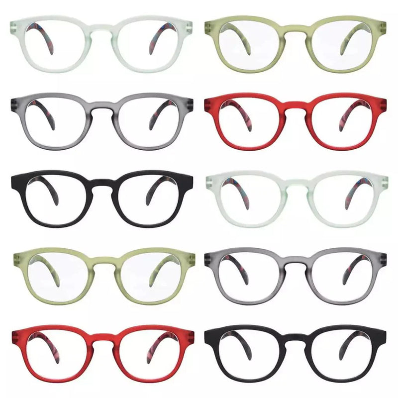 eyekeeper.com 10 Pack Pattern Design Reading Glasses Vintage Readers R124F Eyeglasses White Smoke 10 Pairs Mix / +0.50,10 Pairs Mix / +0.75,10 Pairs Mix / +1.00,10 Pairs Mix / +1.25,10 Pairs Mix / +1.50,10 Pairs Mix / +1.75,10 Pairs Mix / +2.00,10 Pairs Mix / +2.50,10 Pairs Mix / +2.75,10 Pairs Mix / +3.00,10 Pairs Mix / +3.50,10 Pairs Mix / +4.00