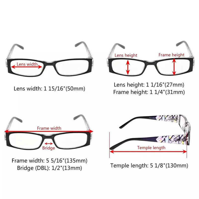 eyekeeper.com 10 Pack Pattern Print Reading Glasses with Spring Hinges R006D Eyeglasses White Smoke 10 Pairs Mix / +0.50,10 Pairs Mix / +0.75,10 Pairs Mix / +1.00,10 Pairs Mix / +1.25,10 Pairs Mix / +1.50,10 Pairs Mix / +1.75,10 Pairs Mix / +2.00,10 Pairs Mix / +2.25,10 Pairs Mix / +2.50,10 Pairs Mix / +2.75,10 Pairs Mix / +3.00,10 Pairs Mix / +3.50