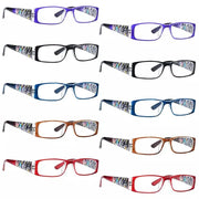 eyekeeper.com 10 Pack Pattern Print Reading Glasses with Spring Hinges R006D Eyeglasses White Smoke 10 Pairs Mix / +0.50,10 Pairs Mix / +0.75,10 Pairs Mix / +1.00,10 Pairs Mix / +1.25,10 Pairs Mix / +1.50,10 Pairs Mix / +1.75,10 Pairs Mix / +2.00,10 Pairs Mix / +2.25,10 Pairs Mix / +2.50,10 Pairs Mix / +2.75,10 Pairs Mix / +3.00,10 Pairs Mix / +3.50