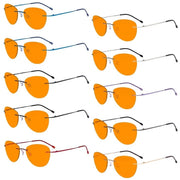 eyekeeper.com 10 Pack Pilot Blue Light Blocking Reading Glasses Computer Eyeglasses DSWK9901B Eyeglasses White Smoke 10 Pairs Mix / without magnification,10 Pairs Mix / +0.50,10 Pairs Mix / +0.75,10 Pairs Mix / +1.00,10 Pairs Mix / +1.25,10 Pairs Mix / +1.50,10 Pairs Mix / +1.75