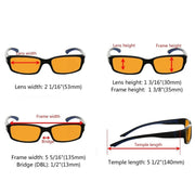 eyekeeper.com 10 Pack TR90 Orange Tinted Blue Light Blocking Reading Glasses Computer Readers DSXM01 Eyeglasses White Smoke 10 Pairs Mix / without magnification,10 Pairs Mix / +0.50,10 Pairs Mix / +0.75,10 Pairs Mix / +1.00,10 Pairs Mix / +1.25,10 Pairs Mix / +1.50,10 Pairs Mix / +1.75,10 Pairs Mix / +2.00,10 Pairs Mix / +2.50