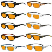 eyekeeper.com 10 Pack TR90 Orange Tinted Blue Light Blocking Reading Glasses Computer Readers DSXM01 Eyeglasses White Smoke 10 Pairs Mix / without magnification,10 Pairs Mix / +0.50,10 Pairs Mix / +0.75,10 Pairs Mix / +1.00,10 Pairs Mix / +1.25,10 Pairs Mix / +1.50,10 Pairs Mix / +1.75,10 Pairs Mix / +2.00,10 Pairs Mix / +2.50