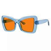 eyekeeper.com 100% Blue Blocking Glasses Cat-eye Orange Lens Metalless Screwless R2315-B98 Eyeglasses White Smoke Black / without magnification,Light Blue / without magnification,Green / without magnification,Rose / without magnification,Purple Red / without magnification,Red / without magnification