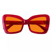 eyekeeper.com 100% Blue Blocking Glasses Cat-eye Orange Lens Metalless Screwless R2315-B98 Eyeglasses White Smoke Black / without magnification,Light Blue / without magnification,Green / without magnification,Rose / without magnification,Purple Red / without magnification,Red / without magnification