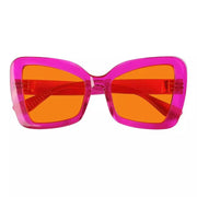 eyekeeper.com 100% Blue Blocking Glasses Cat-eye Orange Lens Metalless Screwless R2315-B98 Eyeglasses White Smoke Black / without magnification,Light Blue / without magnification,Green / without magnification,Rose / without magnification,Purple Red / without magnification,Red / without magnification