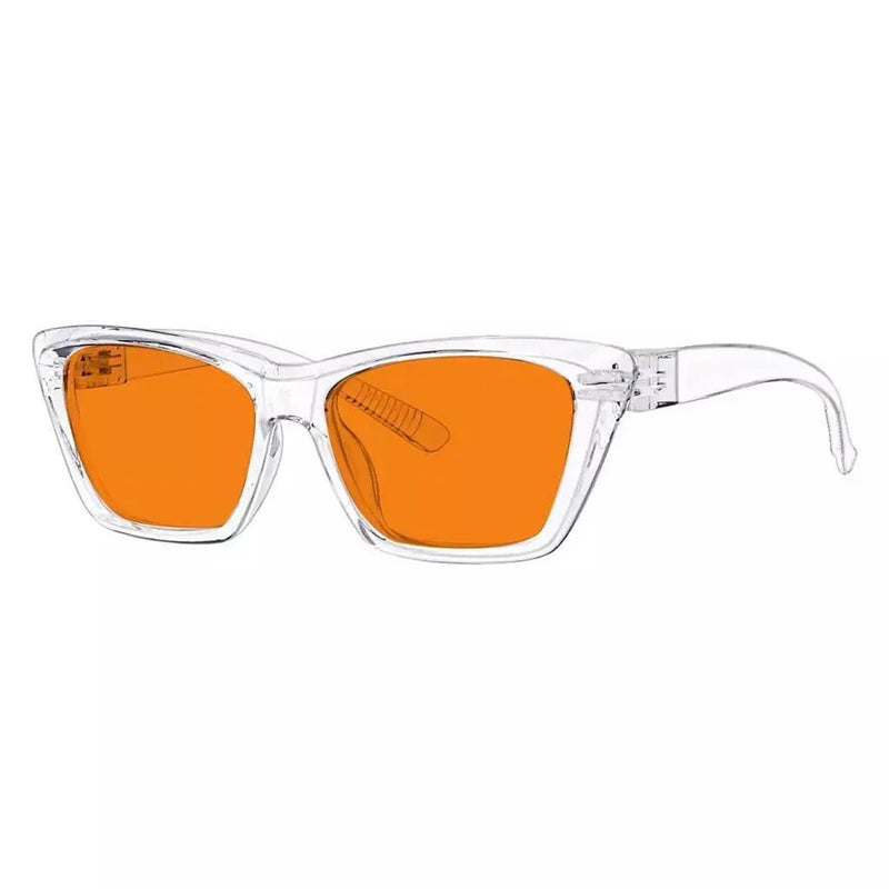 eyekeeper.com 100% Blue Blocking Glasses Orange Lens Cat-eye Metalless Screwless R2514-B98 Eyeglasses White Smoke Black / without magnification,Clear / without magnification,Pink / without magnification,Green / without magnification,Purple / without magnification,Red / without magnification