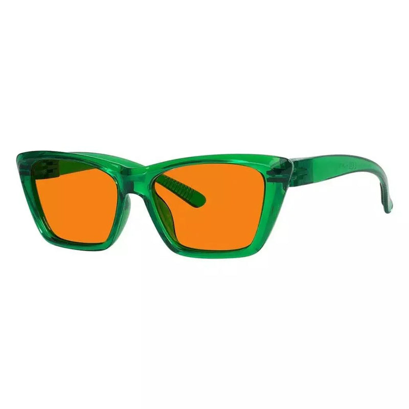 eyekeeper.com 100% Blue Blocking Glasses Orange Lens Cat-eye Metalless Screwless R2514-B98 Eyeglasses White Smoke Black / without magnification,Clear / without magnification,Pink / without magnification,Green / without magnification,Purple / without magnification,Red / without magnification