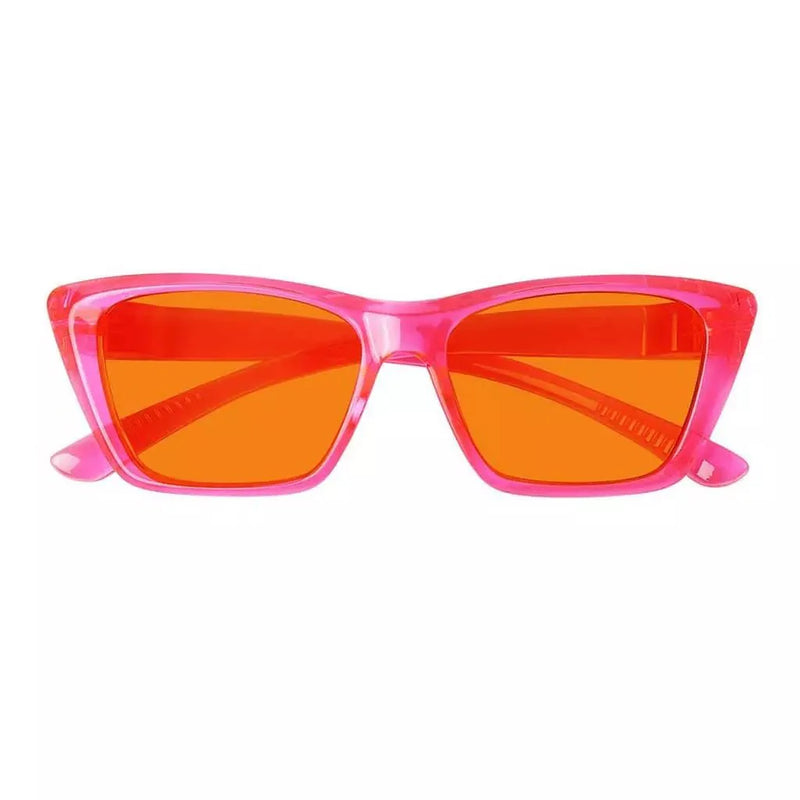 eyekeeper.com 100% Blue Blocking Glasses Orange Lens Cat-eye Metalless Screwless R2514-B98 Eyeglasses White Smoke Black / without magnification,Clear / without magnification,Pink / without magnification,Green / without magnification,Purple / without magnification,Red / without magnification