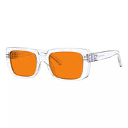 eyekeeper.com 100% Blue Blocking Orange Glasses for Sleep Metalless Screwless NR9107-B98 Eyeglasses White Smoke Black / without magnification,Clear / without magnification,Green / without magnification,Purple / without magnification,Red / without magnification,Rose / without magnification