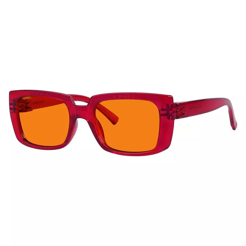 eyekeeper.com 100% Blue Blocking Orange Glasses for Sleep Metalless Screwless NR9107-B98 Eyeglasses White Smoke Black / without magnification,Clear / without magnification,Green / without magnification,Purple / without magnification,Red / without magnification,Rose / without magnification