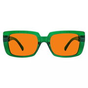 eyekeeper.com 100% Blue Blocking Orange Glasses for Sleep Metalless Screwless NR9107-B98 Eyeglasses White Smoke Green / without magnification