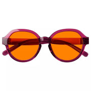 eyekeeper.com 100% Blue Blocking Orange Glasses Oversized Metalless Nighttime Eyewear R2317-B98 Eyeglasses White Smoke Black / without magnification,Light Blue / without magnification,Green / without magnification,Rose / without magnification,Purple Red / without magnification,Red / without magnification