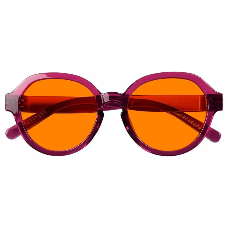 eyekeeper.com 100% Blue Blocking Orange Glasses Oversized Metalless Nighttime Eyewear R2317-B98 Eyeglasses White Smoke Black / without magnification,Light Blue / without magnification,Green / without magnification,Rose / without magnification,Purple Red / without magnification,Red / without magnification